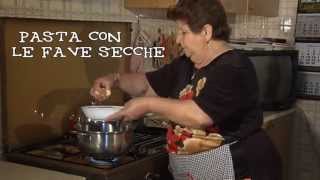 CUCINA ANTICA SICILIANA Puntata 0  Pasta con le fave secche [upl. by Rye]