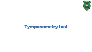 Tympanometry Test [upl. by Salinas898]