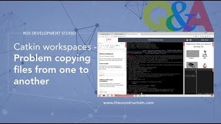 ROS QampA 064  Catkin workspaces  Problem copying files from one to another [upl. by Nohsal]