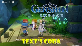 Texts Coda Limited World Quest 48 Event  Genshin Impact [upl. by Anirbed]