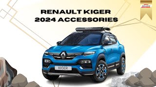 Renault KIGER 2024 Accessories  Full list with price renaultkiger RenaultIndiaVideos [upl. by Dang61]