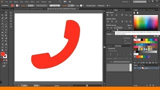 Draw a Phone Icon 02 in Adobe Illustrator I Illustrator Tutorial [upl. by Keverne]