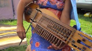 Griselda Sanderson playing the swedish nyckelharpa [upl. by Baniaz]