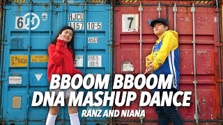 Bboom Bboom  DNA Mashup Dance  Ranz and Niana [upl. by Zetneuq]