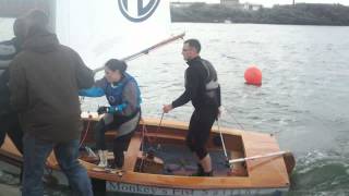 Near perfect downwind kiteup and gybe changeover by West Lancs YC at the 2013 Crewsaver 24hr Race [upl. by Baird]