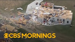 Massive tornado system kills at least 3 people in the Midwest [upl. by Trevethick]