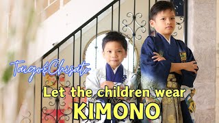 Let the Children wear Kimono ちーちゃん七五三amp小学校入学祝い [upl. by Ansley783]