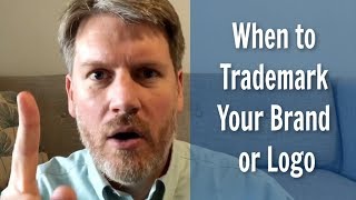 Trademarking a Name  When Should You File for Trademark Registration [upl. by Pietrek233]