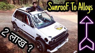 Modified Maruti 800  Sunroof To Auto Mech Exhaust  Maruti Suzuki 800 modification  ENGINEER SINGH [upl. by Havens]