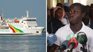 Arrêt du Bateau ASD lAppel des Jeunes de lAPR de Ziguinchor au Président Macky SALL [upl. by Nifled]