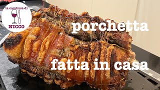 La porchetta fatta in casa [upl. by Coombs]