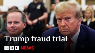 Trump civil case Fraud was central to Trump Organization lawyers tell New York trial  BBC News [upl. by Ellehs498]