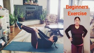 Start Exercise 1  Abs Exercise for Beginners with Visaya Voice Over 😁 [upl. by Acirt518]