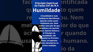 Principio da Humildade Passo Um NA [upl. by Ettegdirb693]