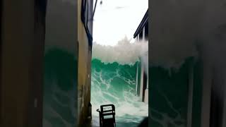 Tsunami Strikes Powerful Waves Crash Into City Streets 🌊 [upl. by Roos]