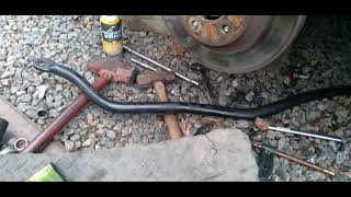 REMOVE STABILIZER BAR ON A CHEVY IMPALA [upl. by Rossy907]