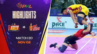 Match Highlights Bengaluru Bulls vs Telugu Titans  November 2  PKL Season 11 [upl. by Arbma195]