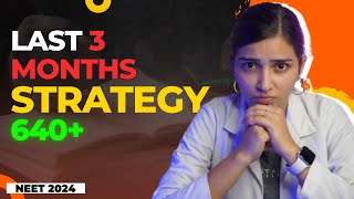 NEET 2024 Last 3 MonthsMost Practical Strategy [upl. by Awra678]