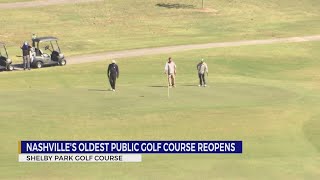 Nashvilles oldest public golf course reopens [upl. by Ahsemrak]