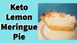 Keto Lemon Meringue Pie keto diabeticfriendly [upl. by Draneb]