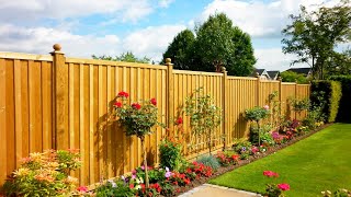 BEAUTIFUL 100 GARDEN PRIVACY FENCE DESIGN IDEAS  WELLDESIGNED BACKYARD GARDEN FENCE FOR OUTDOOR [upl. by Breena256]