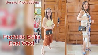 Semi ASMR unboxing Louis Vuitton Pochette Metis East West [upl. by Bortz]