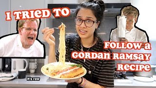 i tried to follow a gordan ramsay recipe  clickfortaz [upl. by Atinuj]