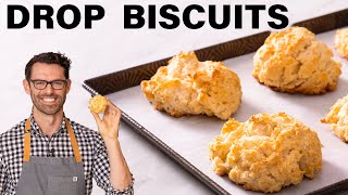 Easy Drop Biscuits Recipe [upl. by Nnahgiel]