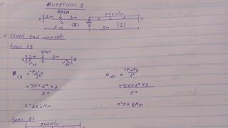 BEAM Analysis BY MOMENT DISTRIBUTION METHODcivilengineeringstudent university structuralanalysis [upl. by Pooi]