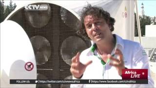 Tunisian engineer invents new way to harness wind energy [upl. by Ierbua54]