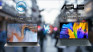 Dell XPS 13 9310 Late2020 vs ASUS ZenBook 13 OLED UM325 2021  XPS or ZenBook [upl. by Morgen]