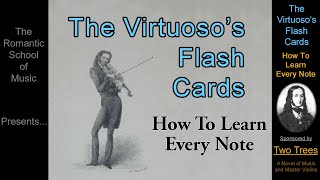 The Virtuosos Flashcards  How to QUICKLY Learn EVERY Note on the Violin Secrets of Paganini [upl. by Goode881]