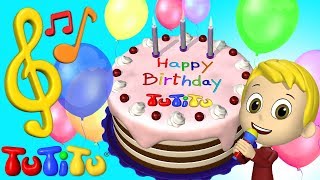 Songs amp Karaoke for babeis 🎵 Birthday Cake 🎶 TuTiTu Songs [upl. by Boyden]