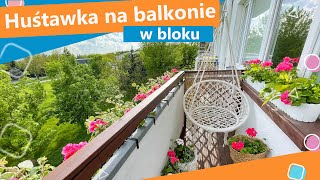 Huśtawka na mały balkonie w bloku  Twoje DIY 95 [upl. by Nwad]