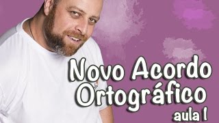 Novo Acordo Ortográfico  Parte 1 Prof Noslen [upl. by Anerbas94]