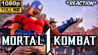 MK1 PEACEMAKER GAMEPLAY TRAILER REACTION JANET CAGE KAMEO GAMEPLAY 1080p 60 MORTAL KOMBAT 1 [upl. by Nomyt403]