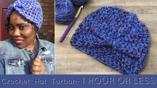 Crochet Hat  Crochet Turban [upl. by Brockwell]