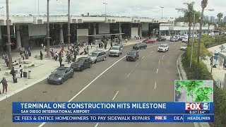 Terminal One Construction Hits Milestone [upl. by Enimzaj952]