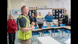 Teachers in Collinsville IL learn how to handle a lockdown [upl. by Nanis]