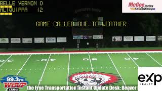 Belle Vernon vs Aliquippa High School Football 83024 [upl. by Etep]