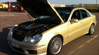 Mercedes E 420 CDI Kleemann tuned w straight pipes  fastest diesel in town [upl. by True]