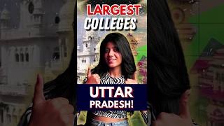 Top 5 Largest Private Colleges in UP 😱 jee btech uptu [upl. by Erbes]