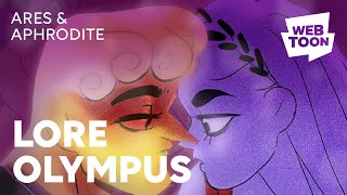 Lore Olympus Ares amp Aphrodite  WEBTOON [upl. by Artcele548]