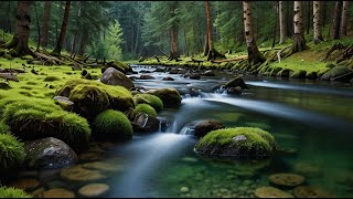 Peaceful River Flow  Natural Soundscapes for Mindful Meditation and Study [upl. by Mailiw]