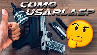 Como Usar Una Pistola De Balines Y CO2  Instrucciones Y Tips [upl. by Nowaj202]