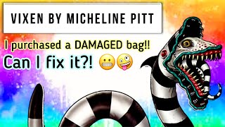 Beetlejuice Purse Review Vixen by Micheline Pitt [upl. by Anelrahs]