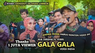 RHOMA IRAMA HARUS NONTON VIDEO INI GALA GALA VERSI INDIA  NIA DIRGHA Ft FEBRI IRAMA DOPANG [upl. by Nilauqcaj]