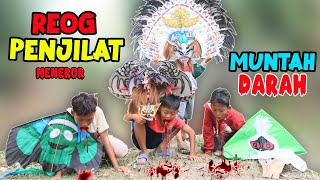 SANDI MAIN LAYANGAN MUNTAH DARAH GARAGARA KETEMU REOG BARONGAN PENJILAT [upl. by Egdamlat]