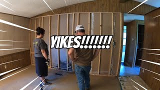 Mobile Home RenovationBathroom Demo [upl. by Ylas]