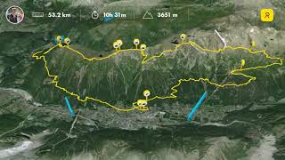 Vidéo 3D Relive Trail des Aiguilles Rouges 2023 [upl. by Notluf]